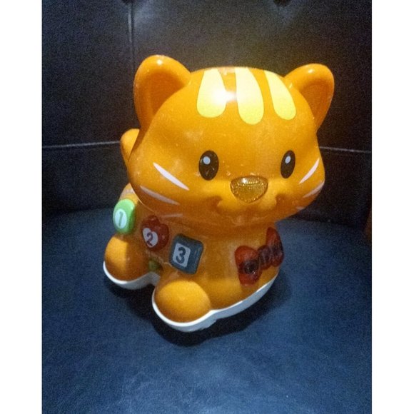 Vtech Catch Me Kitty Orange Cat Kitten Interactive Toddler Learning Toy - Picture 10 of 16